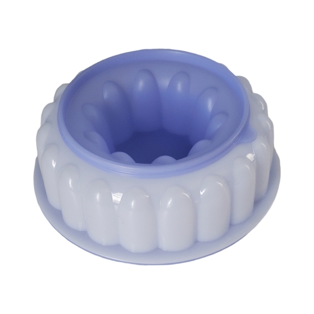 Tupperware Ice Desserts Jello Jel Ring Mold 9.5" New Light Blue RARE